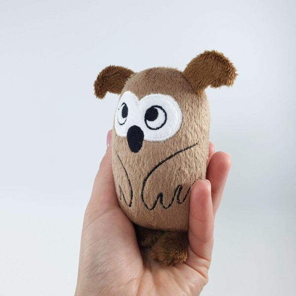 Мини игрушка сова "НаЛадошка" Соня