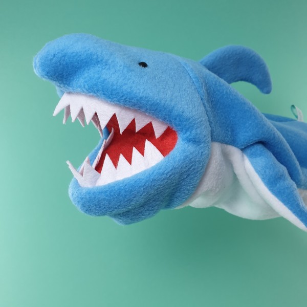 Hand puppet shark
