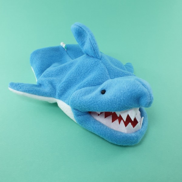 Hand puppet shark