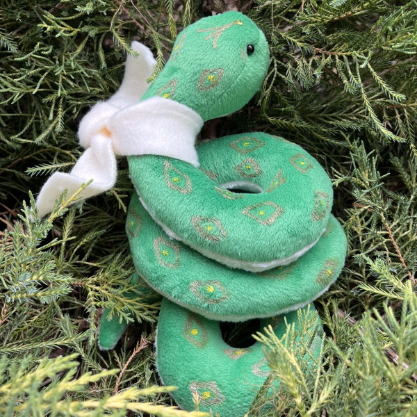 Green snake toy