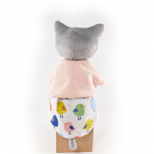 Powder the gray cat