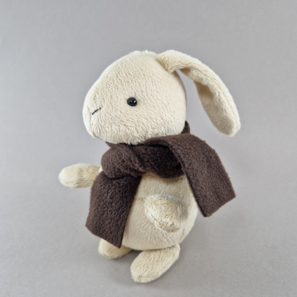Stuffed toy biege bunny (rabbit)