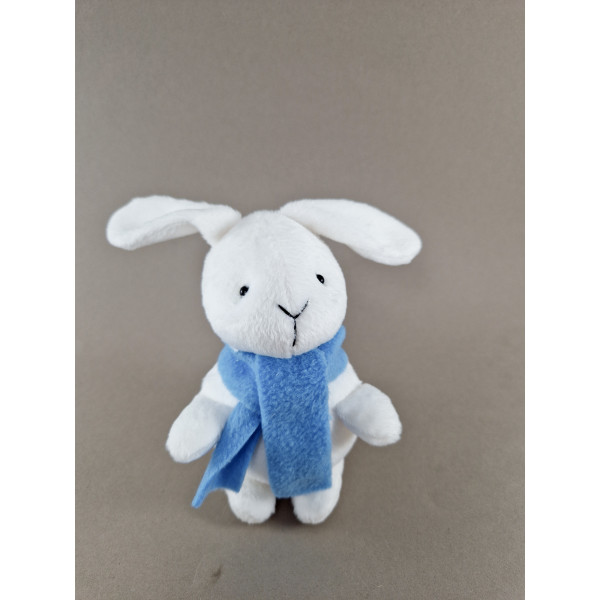 Stuffed toy white bunny (rabbit)