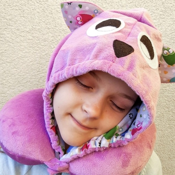 Підголовник з капюшоном "Сова"