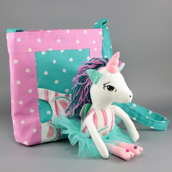 Handbag with unicorn 2