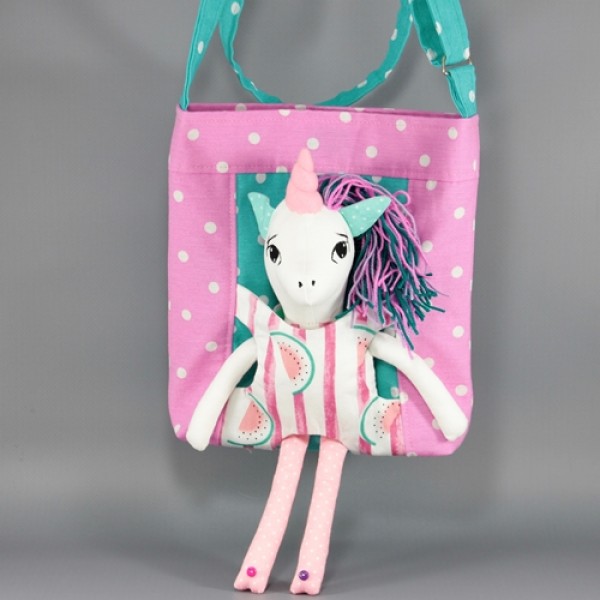 Handbag with unicorn 2