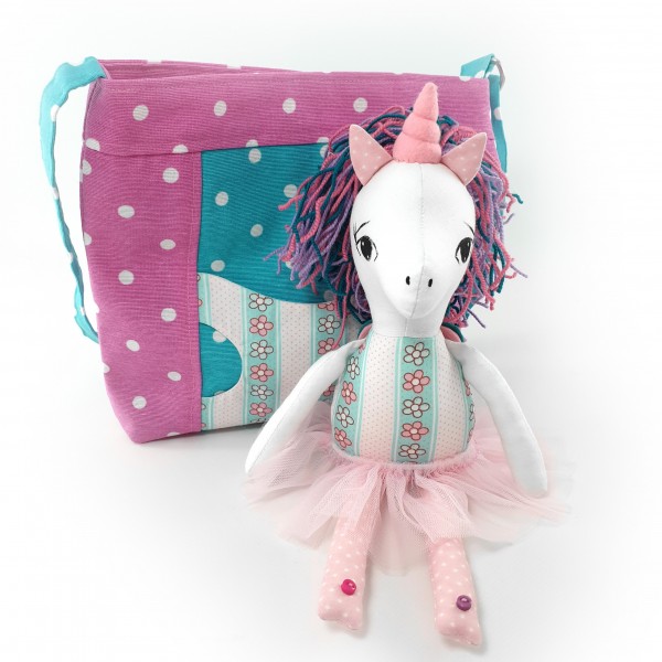 Handbag with unicorn 1